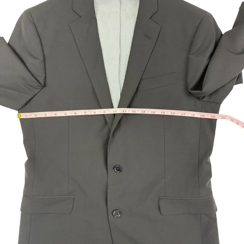 Brooks Brothers NEW Explorer Suit Regent Fit 40L Jacket Men Black Notch Collar